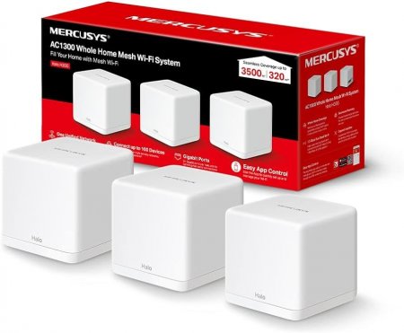 Mercusys Halo H30G AC1300 Whole Home Mesh Wi-Fi System