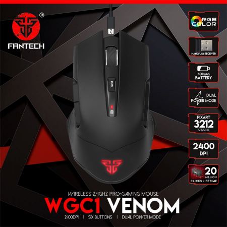 Fantech Wireless Gaming Mouse WGC1