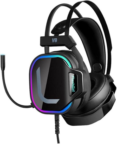 FlashGet V8 RGB Gaming Headset