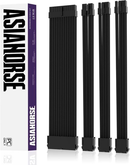 PSU Extension Cable 4KIT - Black