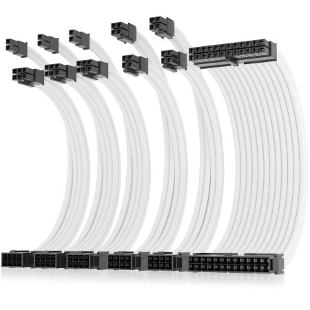 PSU Extension Cable 6KIT - White