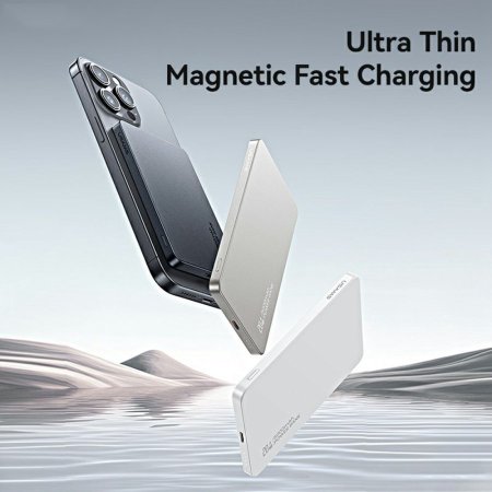 USAMS PD20W Magnetic Wireless Power Bank 5000mAh