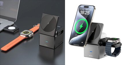 WIWU Small Aquare 3 in 1 wireless charger Wi-W030
