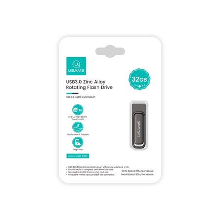 USAMS ZB336 USB 3.0 Zinc Alloy Flash Drive 32GB