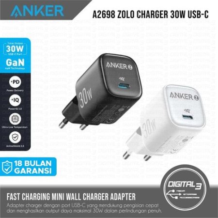 Anker Zolo 30W USB-C Fast Charging