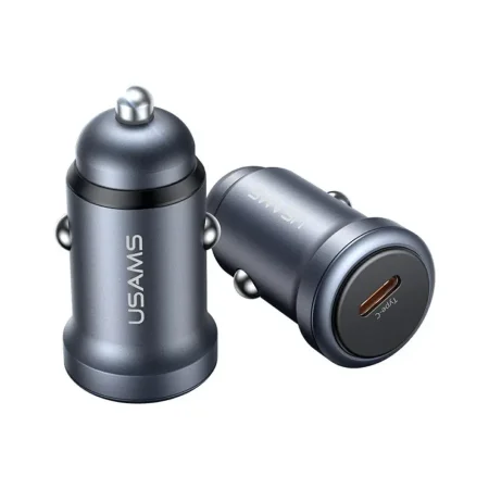USAMS PD 30W Aluminum Alloy Car Charger Single-Port